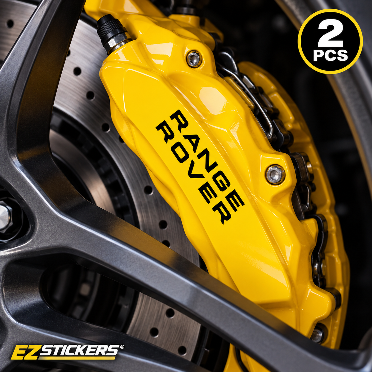 Range Rover Brake Caliper Decal 2 pcs — EZSTICKERS reference-accurate product image