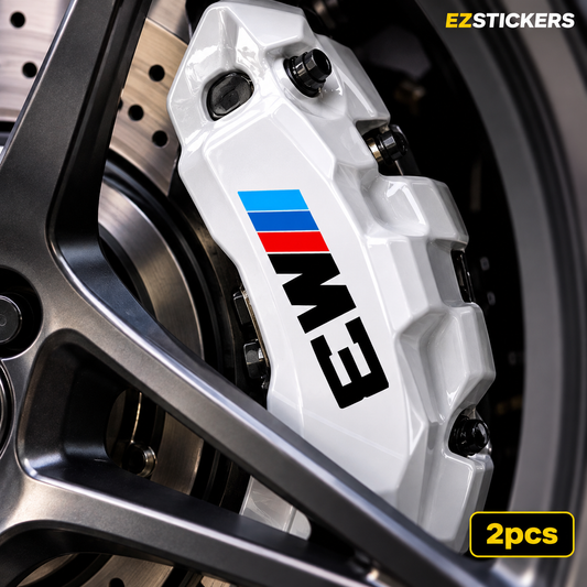 Brake Caliper Decals Performance Style Vinyl Stickers – Fits for BMW 3 Series & M3 Models — EZSTICKERS reference-accurate product image