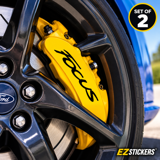 Ford Focus Brake Caliper Decal [Set of 2] — EZSTICKERS reference-accurate product image