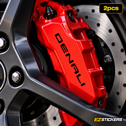 GMC Denali Brake Caliper Stickers | Vinyl Decal Set — EZSTICKERS reference-accurate product image