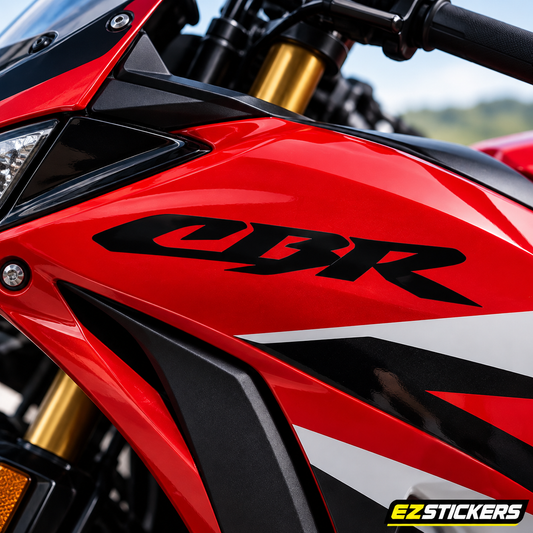 Honda CBR Motorcycle Decals | Vinyl Sticker Set — EZSTICKERS reference-accurate product image