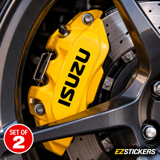 ISUZU Brake Caliper Decal [Set of 2] — EZSTICKERS reference-accurate product image