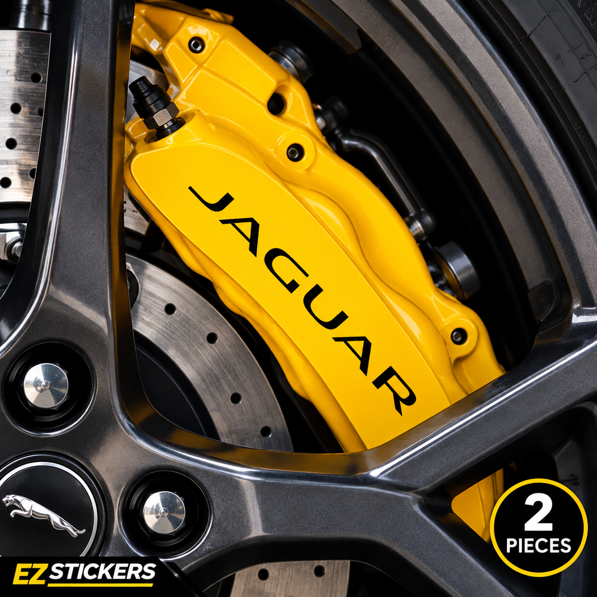 JAGUAR Brake Caliper Decal [Set of 2] — EZSTICKERS reference-accurate product image
