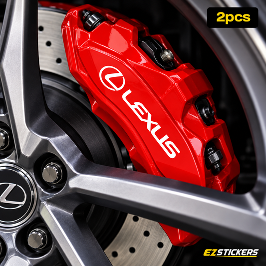 Lexus Brake Caliper Stickers | Vinyl Decal Set — EZSTICKERS reference-accurate product image
