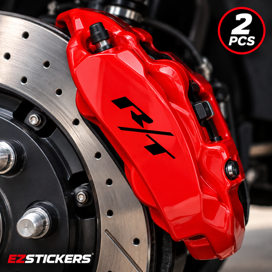 2pcs R/T Brake Caliper Decal — EZSTICKERS reference-accurate product image