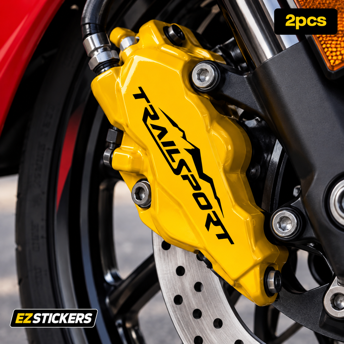 Trailsport Brake Caliper Stickers | 2pcs Vinyl Decal Set — EZSTICKERS reference-accurate product image