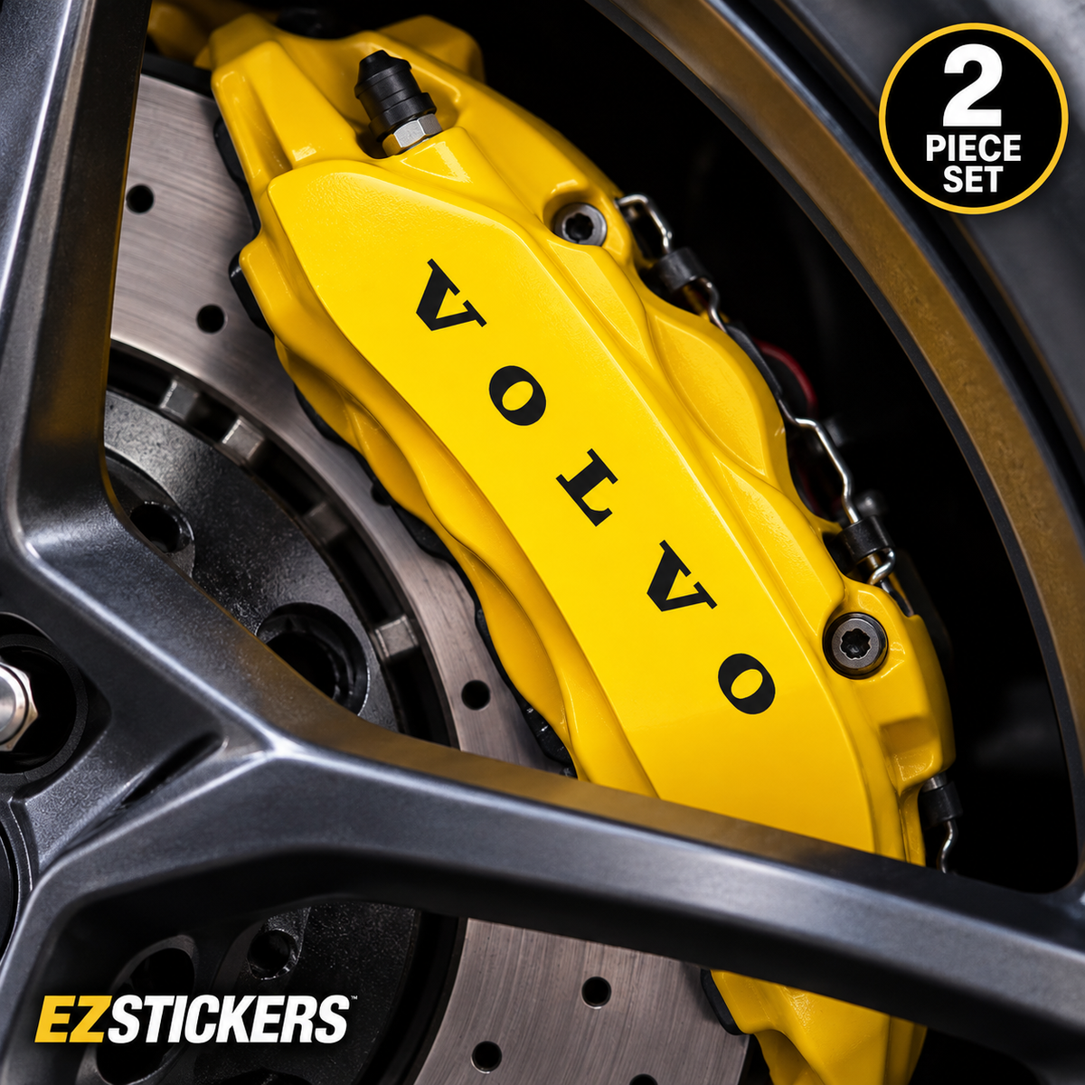 Volvo Brake Caliper Decal [Set of 2] — EZSTICKERS reference-accurate product image