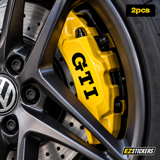 Volkswagen GTI Brake Caliper Stickers | Vinyl Decal Set — EZSTICKERS reference-accurate product image