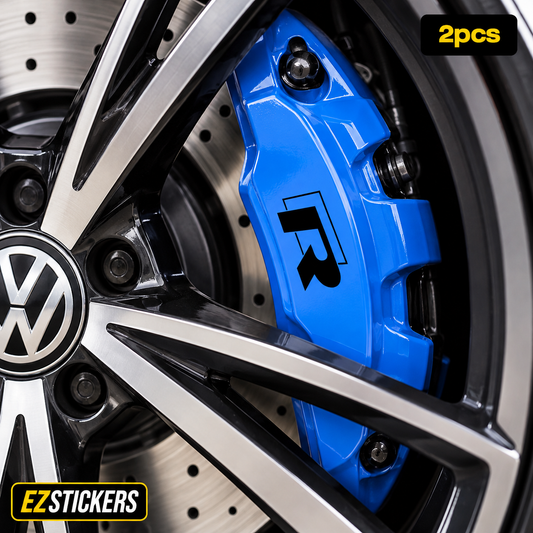Volkswagen R-Line Brake Caliper Stickers | Vinyl Decal Set — EZSTICKERS reference-accurate product image